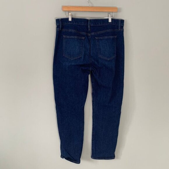 LOFT the super soft girlfriend straight leg stretch casual denim jeans - Picture 4 of 11